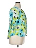 Stylus 100% Rayon Green Short Sleeve Blouse Size 1X - photo 4