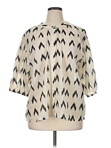 Philosophy Republic Clothing 3/4 Sleeve Blouse (view 1)