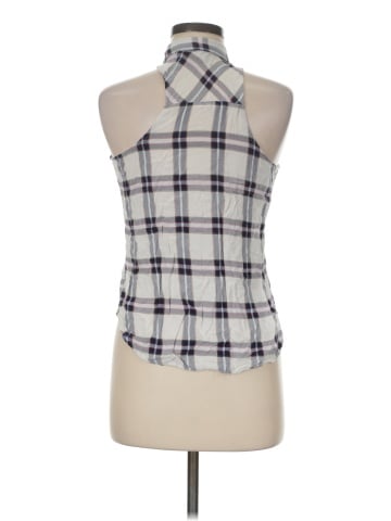 Polly & Esther Sleeveless Button-Down Shirt (view 2)