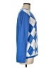 Tommy Hilfiger 100% Cotton Argyle Blue Pullover Sweater Size M - photo 4