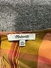 Madewell 100% Cotton Plaid Orange Boxy Button-Back Top in Plaid Size XXS - photo 7
