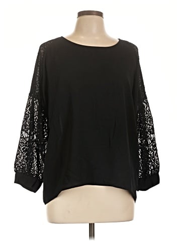Eyeshadow 3/4 Sleeve Blouse (view 1)