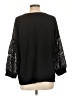 Eyeshadow Black 3/4 Sleeve Blouse Size L - photo 2