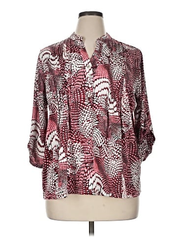 NY Collection 3/4 Sleeve Blouse (view 1)