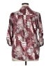 NY Collection Animal Print Burgundy 3/4 Sleeve Blouse Size 1X - photo 2