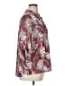 NY Collection Animal Print Burgundy 3/4 Sleeve Blouse Size 1X - photo 4