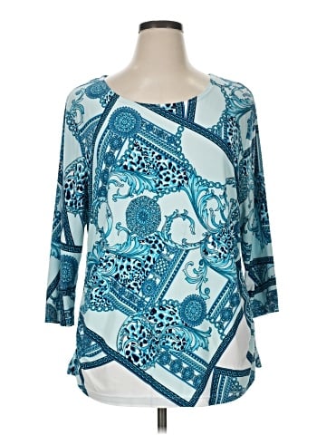 Peter Nygard 3/4 Sleeve Top (view 1)