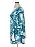 Peter Nygard Teal 3/4 Sleeve Top Size 1X - photo 5