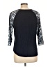 Moa Moa Blue 3/4 Sleeve Top Size L - photo 2