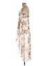 Forever 21 100% Polyester Floral Ivory Casual Dress Size L - photo 5