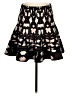 Express Hearts Black Casual Skirt Size M - photo 1
