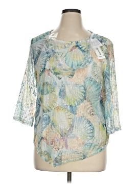 Alfred Dunner 3/4 Sleeve Blouse
