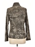 Tehama Animal Print Gold Long Sleeve Turtleneck Size L - photo 2