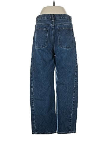 Madewell Pieced Barrel-Leg Jeans in McKinney Wash (view 2)
