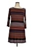 Sharagano Stripes Brown Casual Dress Size 14 - photo 1