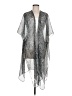 Steve Madden 100% Polyester Silver Kimono One size (estimated) - photo 1