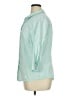 L.L.Bean 100% Cotton Checkered-gingham Green 3/4 Sleeve Button-Down Shirt Size 1X - photo 5