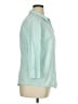 L.L.Bean 100% Cotton Checkered-gingham Green 3/4 Sleeve Button-Down Shirt Size 1X - photo 4