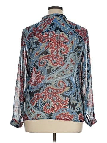 Sag Harbor Long Sleeve Blouse (view 2)