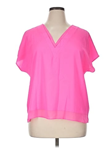 DKNY Short Sleeve Blouse (view 1)