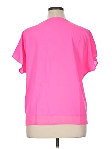 DKNY Short Sleeve Blouse (view 2)