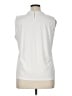 Karl Lagerfeld Paris 100% Polyester White Sleeveless Top Size XL - photo 2