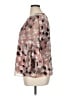 Kasper 100% Polyester Pink 3/4 Sleeve Blouse Size XL - photo 5