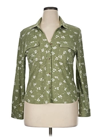 Adrienne Vittadini Long Sleeve Blouse (view 1)