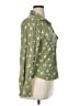 Adrienne Vittadini Floral Green Long Sleeve Blouse Size XL - photo 4
