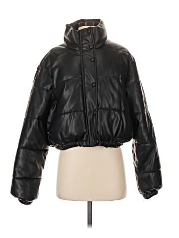 Zara Faux Leather Jacket (view 1)