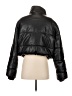 Zara 100% Polyester Solid Black Faux Leather Jacket Size S - photo 2