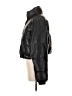 Zara 100% Polyester Solid Black Faux Leather Jacket Size S - photo 5