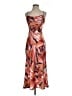Lush 100% Polyester Tropical Orange Cocktail Dress Size S - photo 1