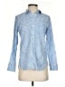 J.Crew 100% Cotton Paisley Blue Long Sleeve Button-Down Shirt Size 2 - photo 1