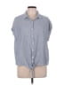 Weatherproof Blue Short Sleeve Blouse Size L - photo 1