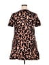 Red Herring Animal Print Brown Casual Dress Size 18 - photo 2