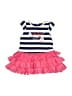 Nautica Stripes White Pink Dress 9-12 MO / 12 MO - photo 1