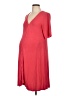 Hatch Red Casual Dress Size Lg Maternity (3) - photo 1