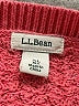 L.L.Bean 100% Cotton Pink Pullover Sweater Size XL - photo 7