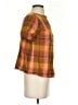 Madewell 100% Cotton Plaid Orange Boxy Button-Back Top in Plaid Size XXS - photo 4
