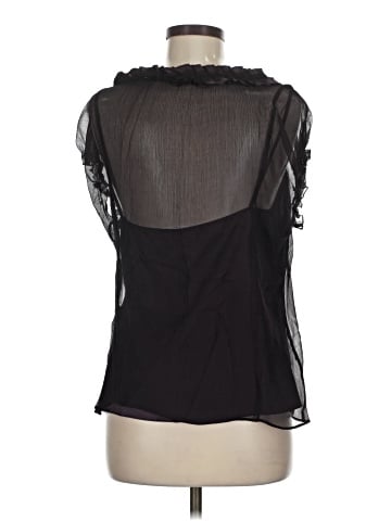 T Tahari Short Sleeve Silk Top (view 2)
