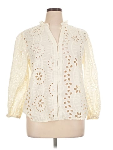 Forgotten Grace 3/4 Sleeve Blouse (view 1)