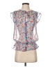 Zara TRF 100% Polyester Blue Sleeveless Blouse Size S - photo 1