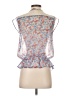 Zara TRF 100% Polyester Blue Sleeveless Blouse Size S - photo 2