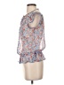 Zara TRF 100% Polyester Blue Sleeveless Blouse Size S - photo 5