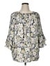 Chaps Ivory 3/4 Sleeve Blouse Size 1X - photo 1
