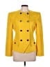 Albert Nipon 100% Viscose Rayon Yellow Blazer Size 10 - photo 1