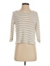 Soft Joie Stripes Blue Ivory 3/4 Sleeve Top Size S - photo 1
