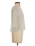 Soft Joie Stripes Blue Ivory 3/4 Sleeve Top Size S - photo 4