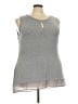 Belldini Gray Sleeveless Top Size 3X - photo 1